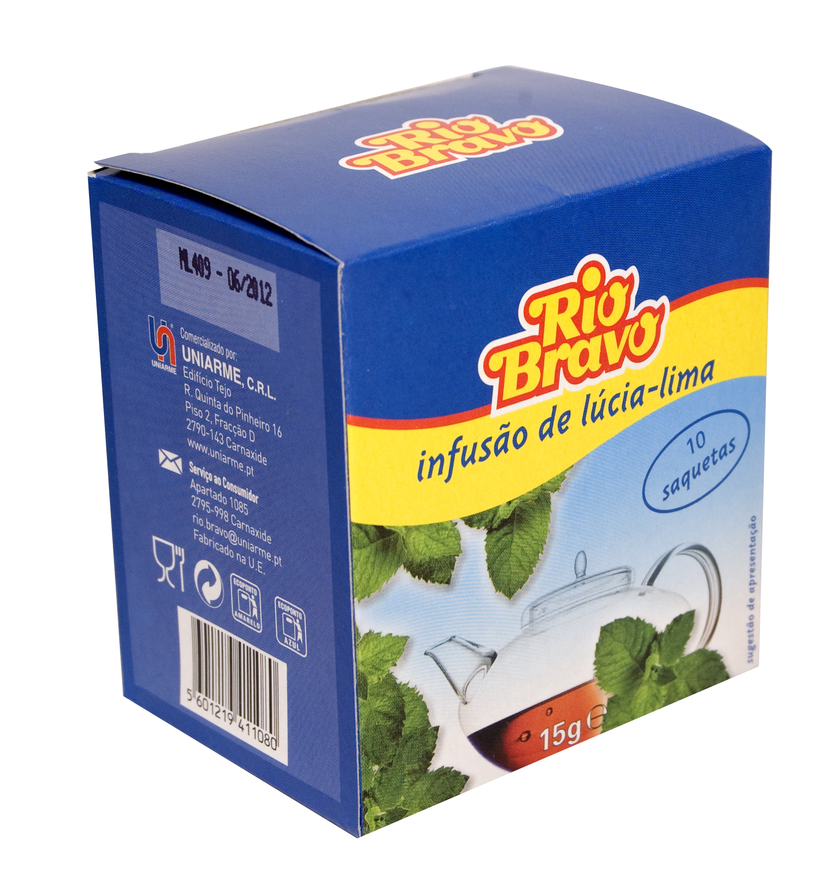 CHA LUCIA LIMA RIO BRAVO 10SAQ X 15GR